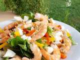 Salade Crevettes / Poivrons / Mozzarella