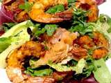 Salade de gambas marinées