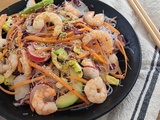 Salade Thaï aux crevettes