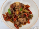 Sauté de Veau aux poivrons