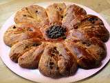 Brioche fleur aux pépites de chocolat