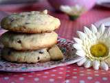 Cookies au chocolat blanc et pépites de fraises