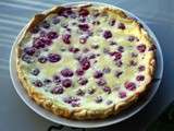 Tarte ricotta-Framboises