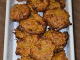 Cookies aux carottes noix et cumin