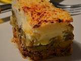 Hachis parmentier et aubergines