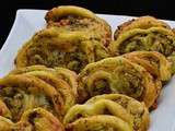 Palmiers pesto et comté