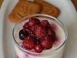 Panna cotta aux fruits rouges