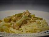 Tagliatelles aux courgettes curry