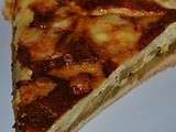 Tarte aux courgettes et cantal