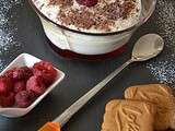 Tiramisu aux framboises et spéculoos