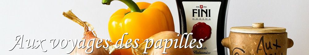 Recettes de Aux voyages des papilles