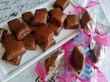 Bonbons caramel et chocolat mous