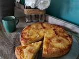 Gâteau renversé à l'ananas et noix de coco de c. lignac