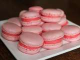 Macarons saveur rose ou barbapapa