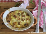 Cassolette d'asperges au jambon de Bayonne et croûtons de pain grillé