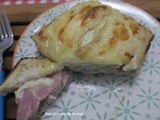 Croque monsieur au camembert et béchamel