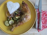 Cuisses de poulet aux courgettes et oignon à l'Extra Crisp ou pas