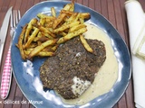 Filet de bœuf en sauce au poivre noir