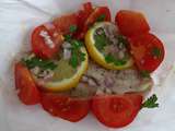 Filets de sole en papillote -recette light