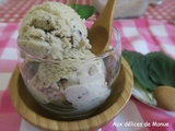 Glace légère menthe et chocolat noir, à la sorbetière