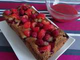 Grand financier aux fraises et framboises