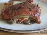 Gratin d'aubergine à la mozzarella, tomate et parmesan