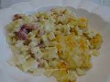 Gratin de Crozets aux lardons et Beaufort