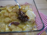 Gratin de pommes de terre aux cuisses de canard