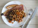 Haricots coco à la poitrine fumée, carottes et champignons forestiers, au Cookéo ou pas