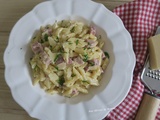 Mini penne rigate au jambon de Juan Arbelaez