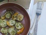 Noix de Saint-Jacques poêlée au beurre persillé au parmesan