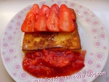 Pain perdu aux fraises