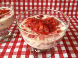 Panna cotta aux fraises-light