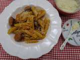 Penne rigatone aux Diots de Savoie et sauce tomate, au Cookéo ou pas