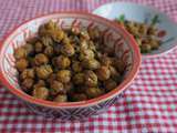 Pois chiches grillés au sel et persillade