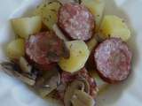 Pommes de terre et saucisse de Morteau, au Cookéo ou pas