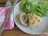 Roulé de poulet façon cordon bleu