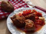 Sauté de veau au poivron et pulpe de tomate au Cookéo ou pas -light