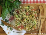 Taboulé de quinoa au pamplemousse et avocat