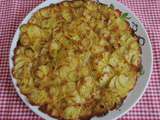 Tarte de rondelles de pommes de terre au parmesan