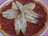 Tarte fine aux filets de sardines