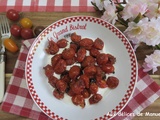 Tomates cerises rôties sur crémeux à la feta, au Air Fryer ou au four