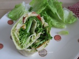 Wraps au poulet tandoori, avocat et tomate