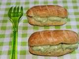 Eclairs salé à l'avocat