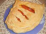 Fougasse tomate-jambon