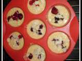 Muffins aux amandes et cerises ou autres petits fruits au Thermomix