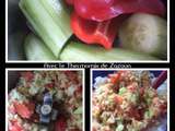 Salade de riz express Thermomix ou autre robot