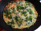 Omelette frittata de printemps