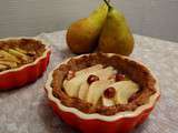 Tartelettes poire et noisette