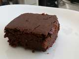 Brownie fondant ... aux haricots rouges ! {vegan}